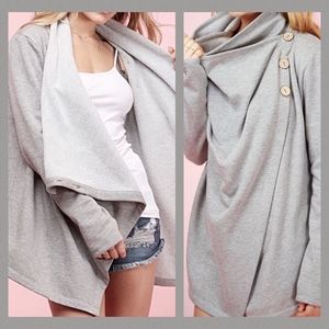 Angelique's Atelier Jackets & Coats - Button Cardi Wrap Angelique's Atelier Jackets & Coats - Button Cardi Wrap